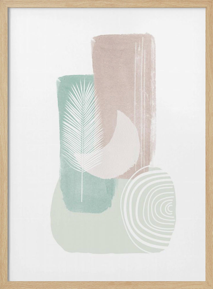 Shapes in Pastel | Poster