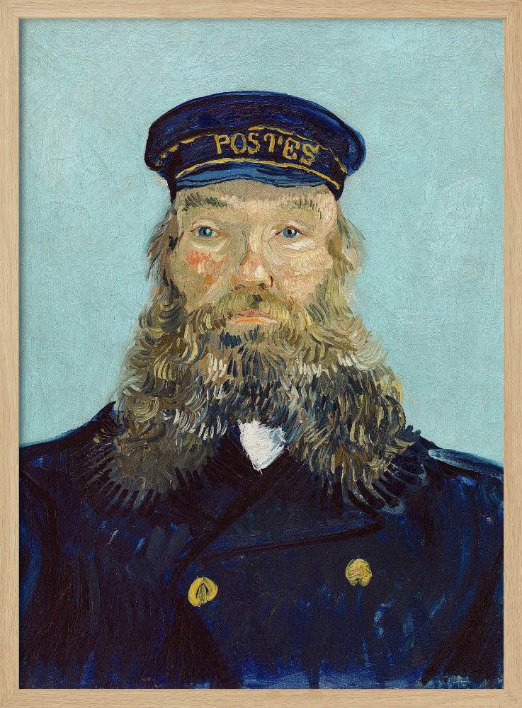 Vincent Van Gogh's Portrait of Postman Roulin (1888) | Poster