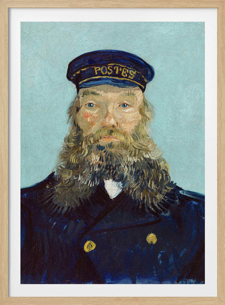 Vincent Van Gogh's Portrait of Postman Roulin (1888) | Poster