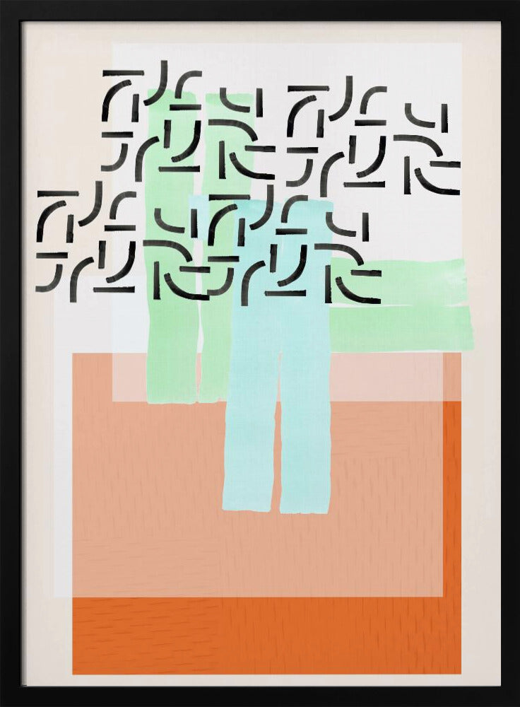 Pastel Pattern Collage 2 | Poster