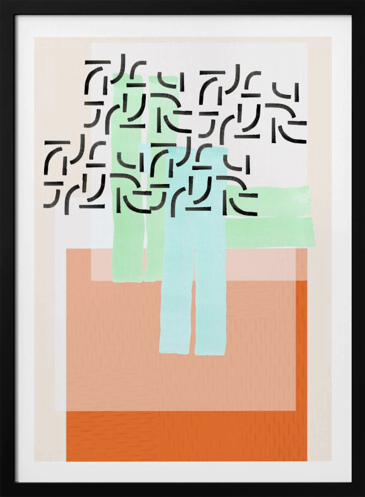 Pastel Pattern Collage 2 | Poster