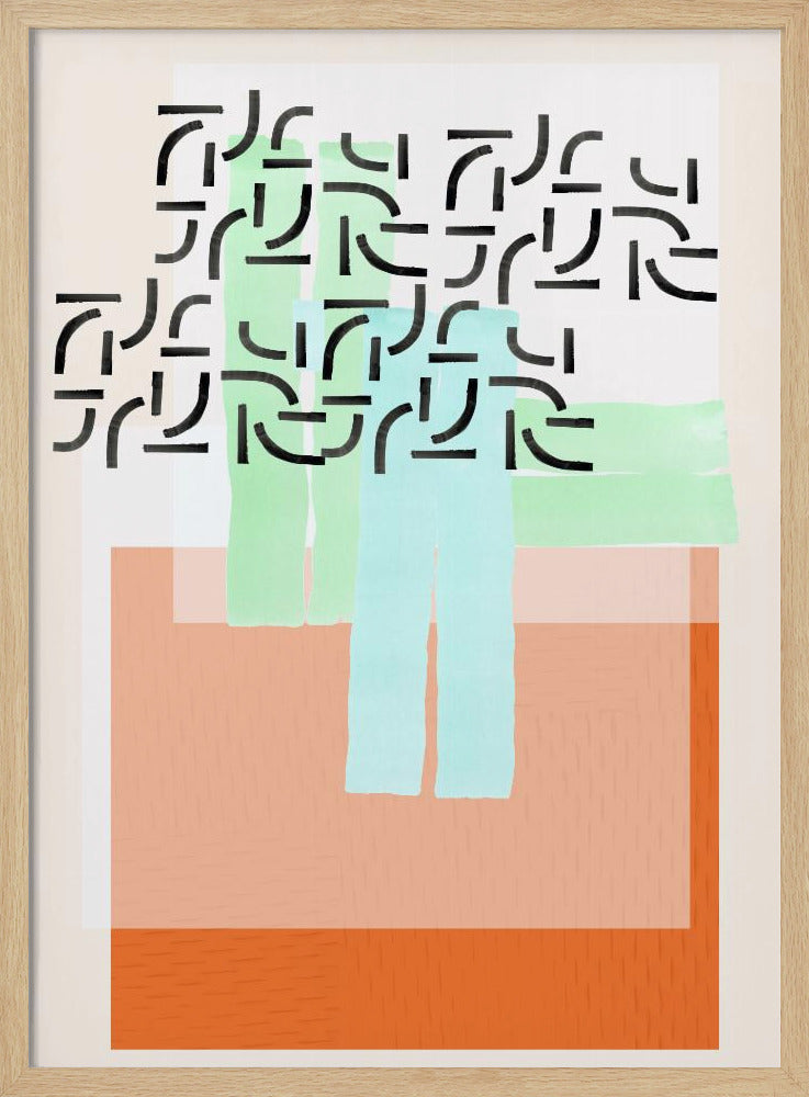 Pastel Pattern Collage 2 | Poster