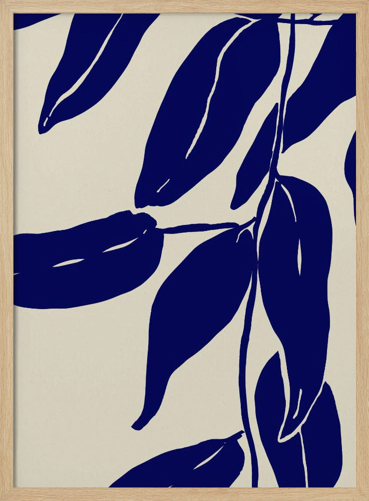 Indigo Leaves Dance | Poster