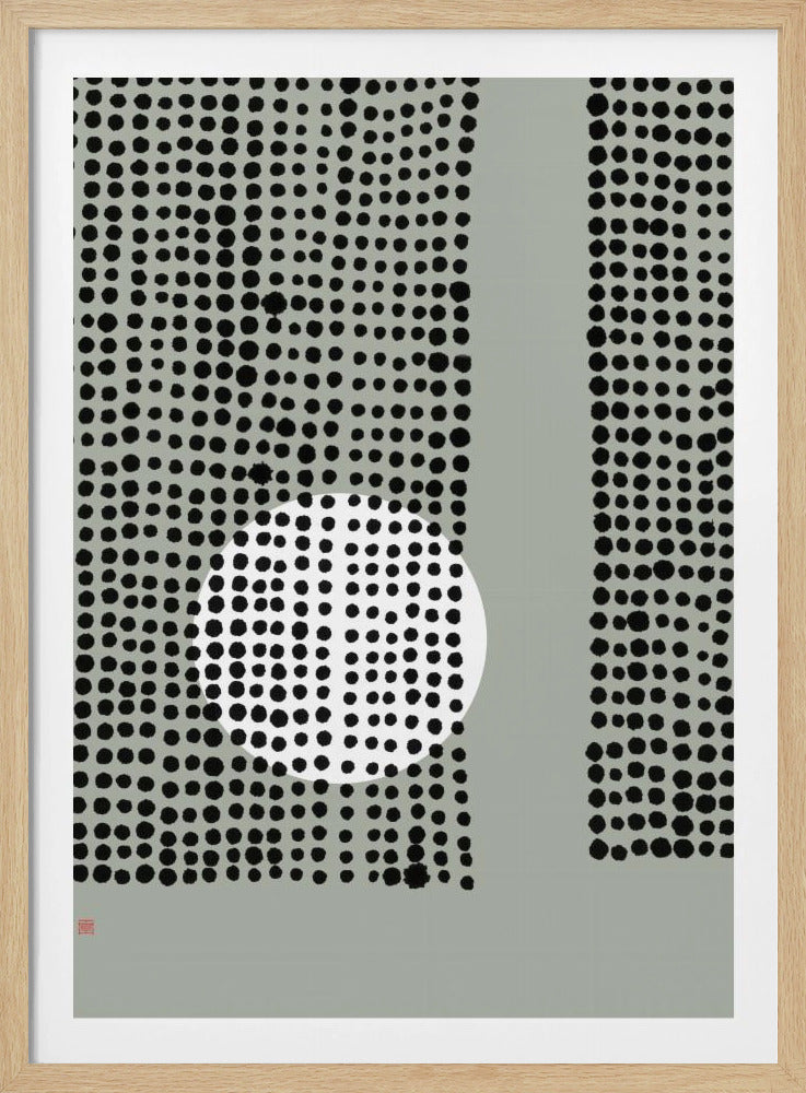Hidden Moon N°4 | Behind the Curtains | Poster