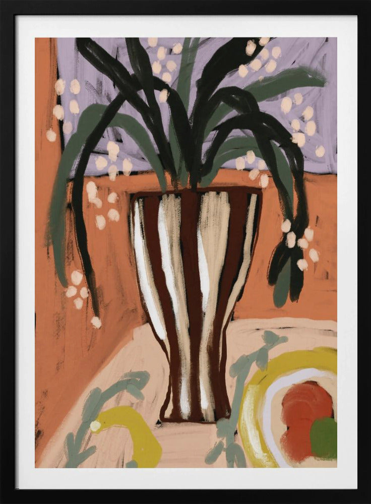 Striped Vase Harmony | Poster