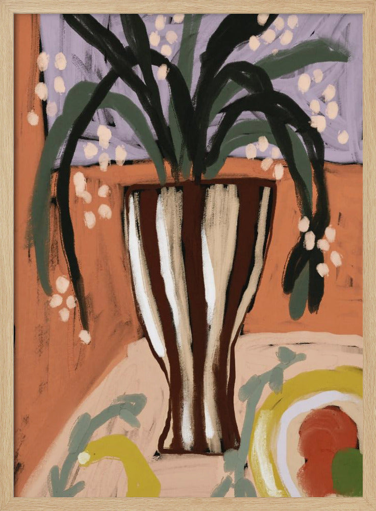 Striped Vase Harmony | Poster