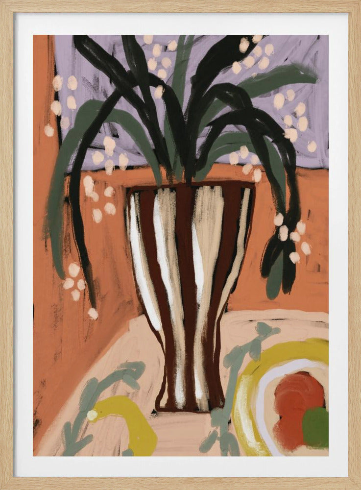 Striped Vase Harmony | Poster