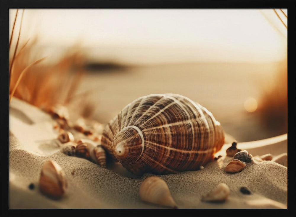 Dunes' Silent Shells | Poster