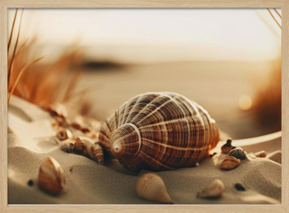 Dunes' Silent Shells | Poster