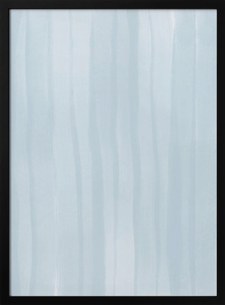 Blue Lines On A Pale Background | Poster