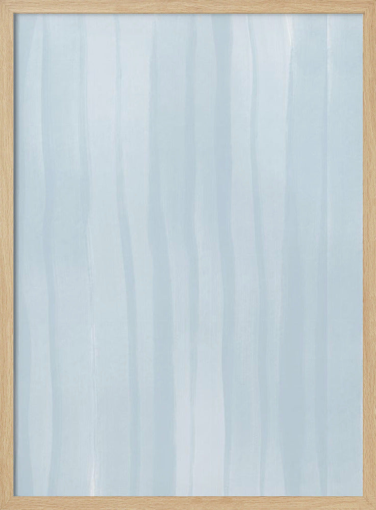 Blue Lines On A Pale Background | Poster