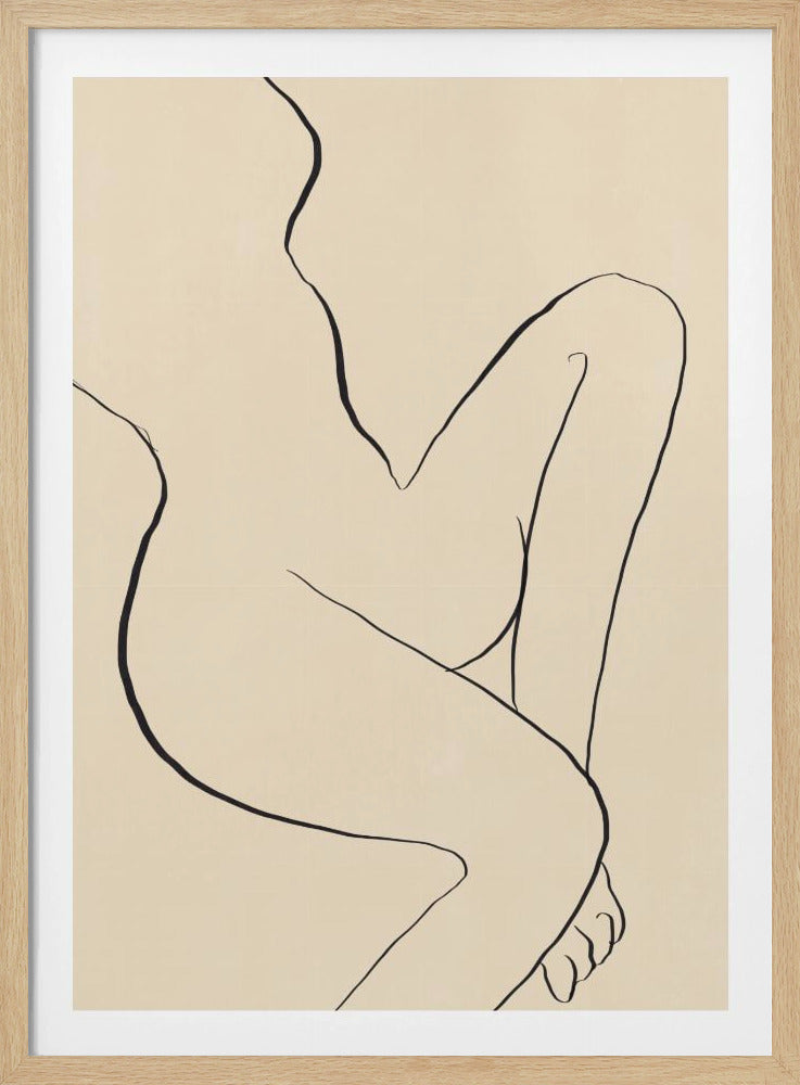 Elegant Minimalist Line Drawing | Poster
