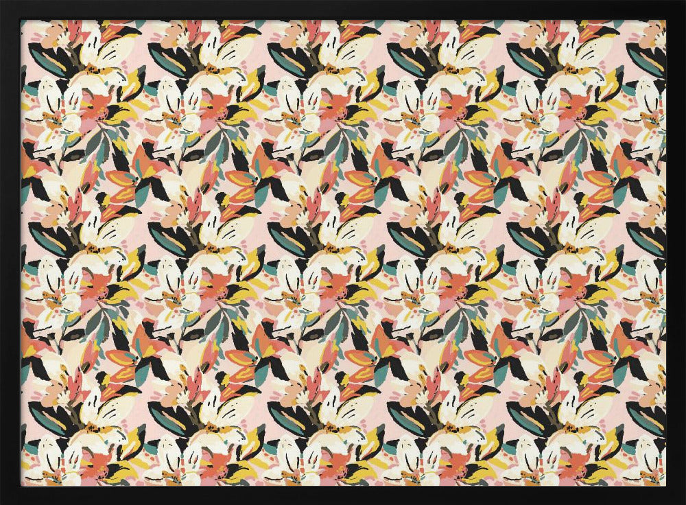 Floral Fusion Bliss | Poster