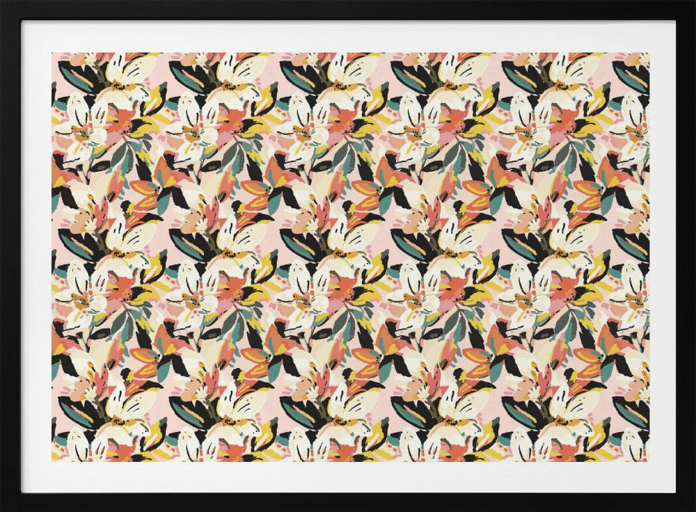Floral Fusion Bliss | Poster