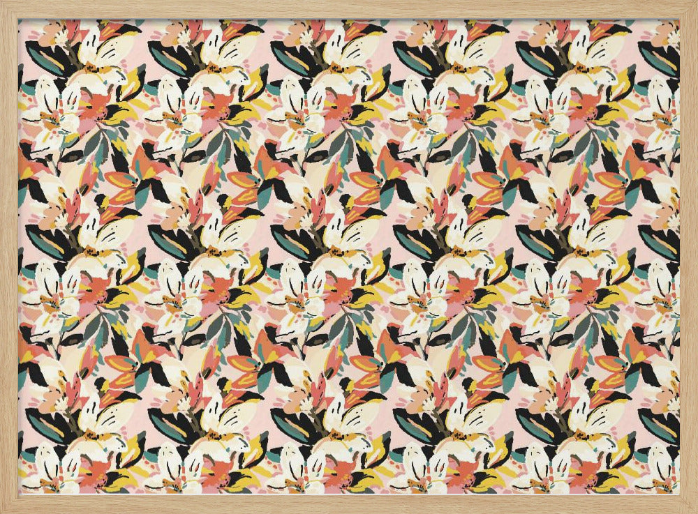Floral Fusion Bliss | Poster