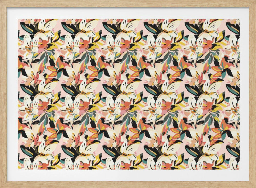 Floral Fusion Bliss | Poster