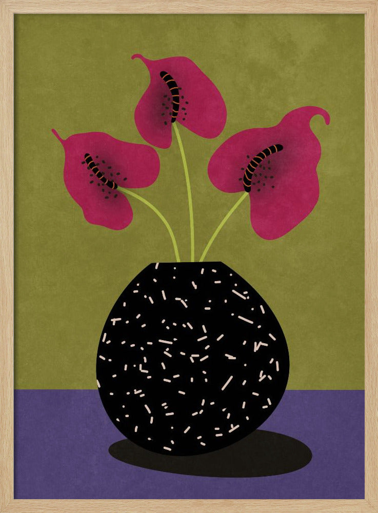 Nice flowers in vase | Poster