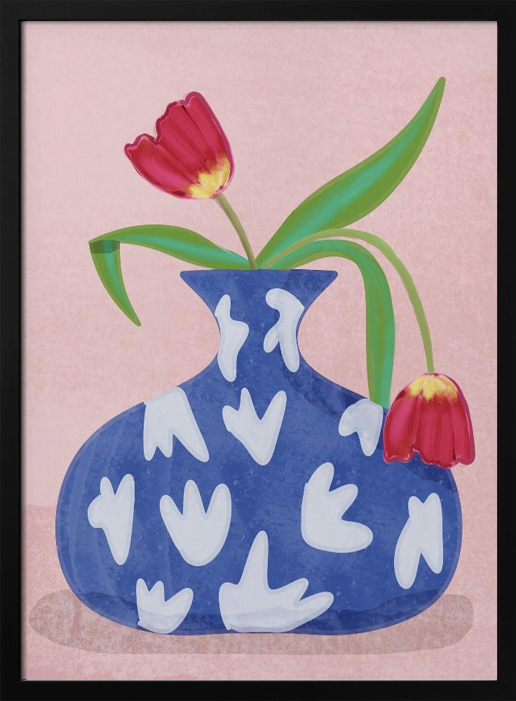 Tulpe in vase | Poster