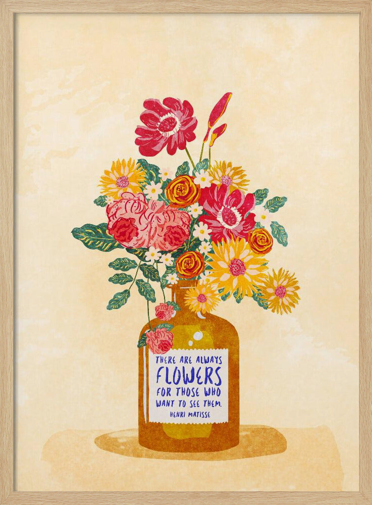 Always flowers | Poster