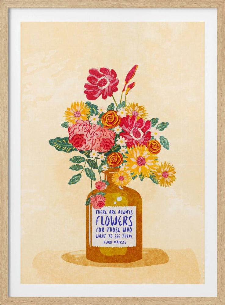 Always flowers | Poster