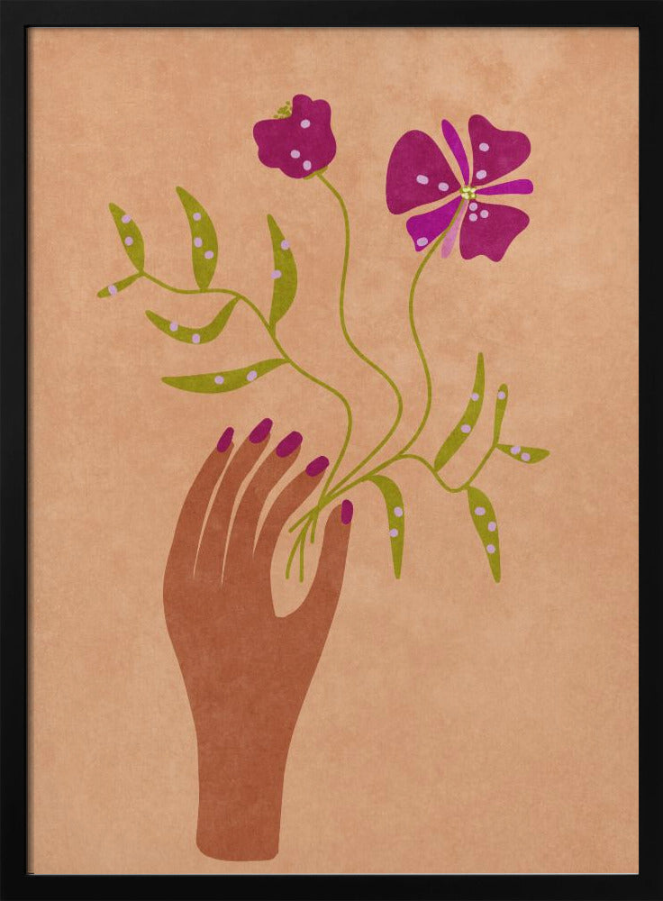 Flower in my hand | Poster