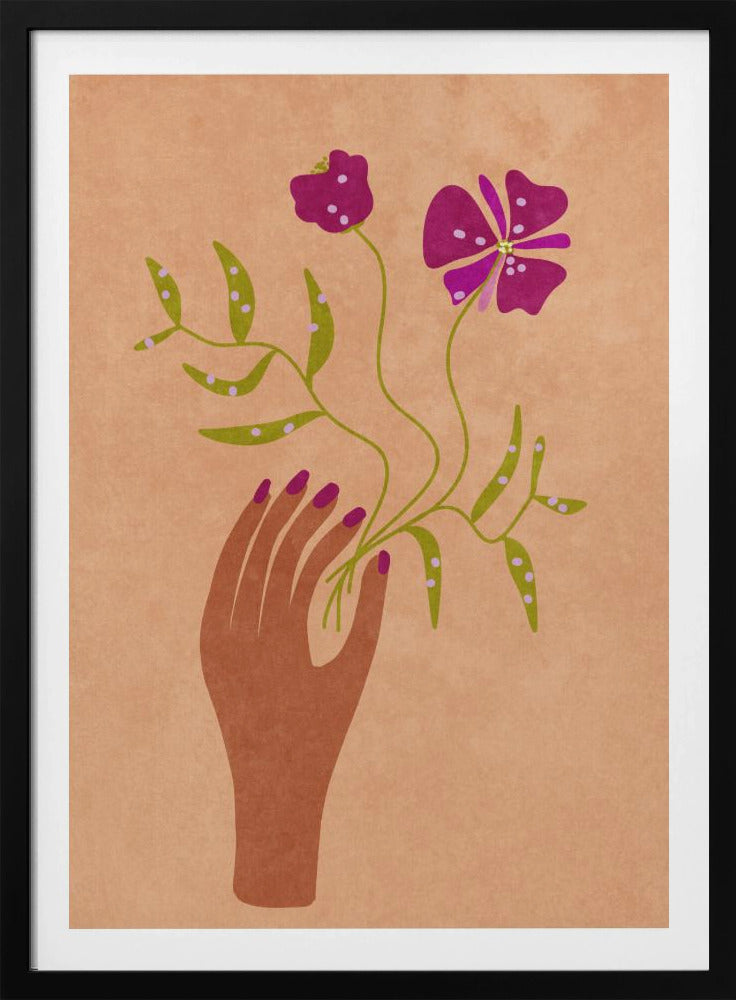 Flower in my hand | Poster