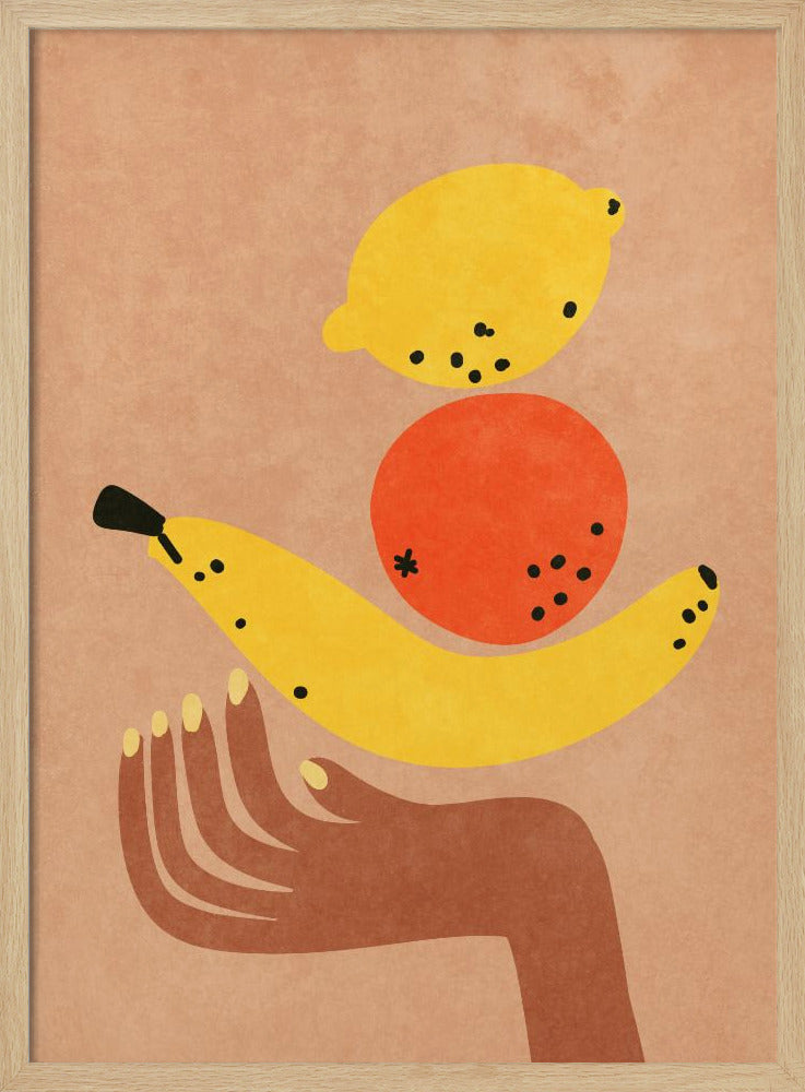 Fruits in my hand | Poster