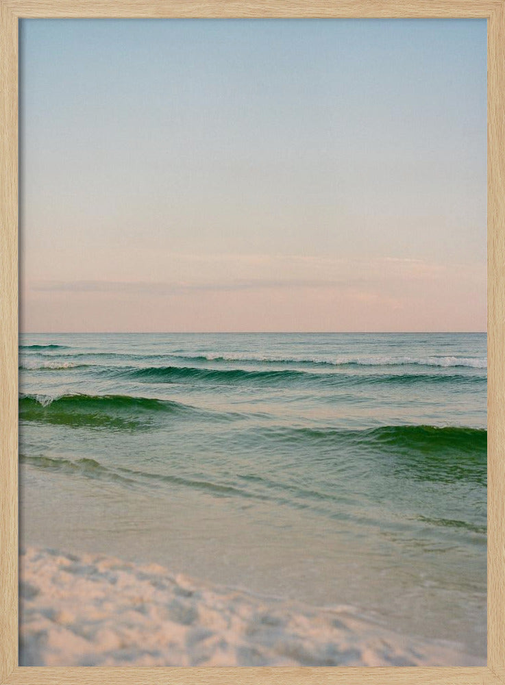 Pastel Ocean Sunset V | Poster