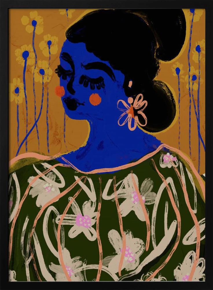 Blue Blossom Muse | Poster