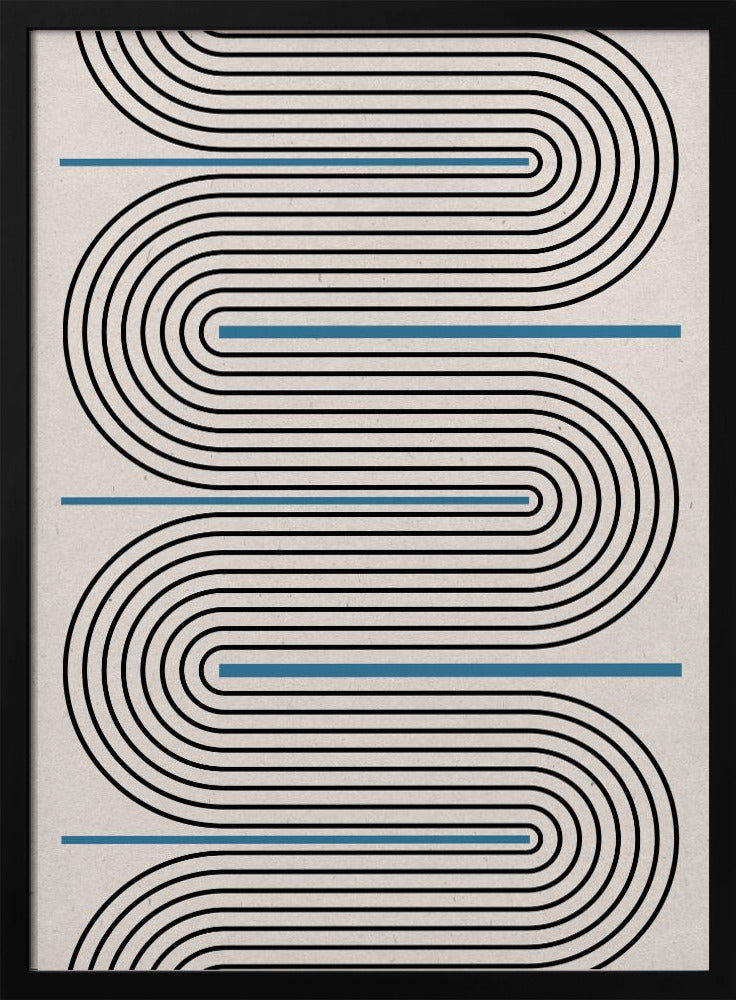 Curved Lines Harmony | Poster