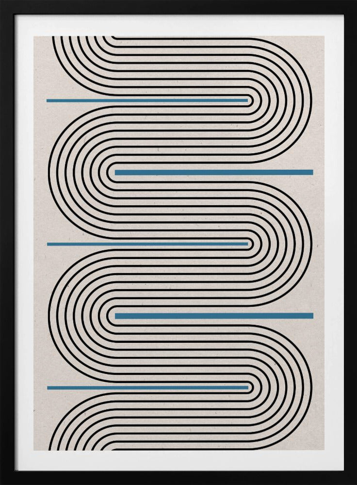 Curved Lines Harmony | Poster