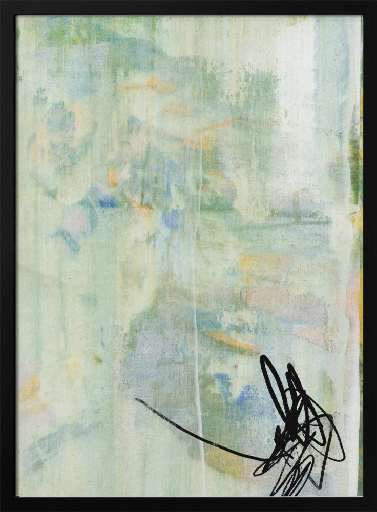 Pastel Colors And Bold Black Accents | Poster