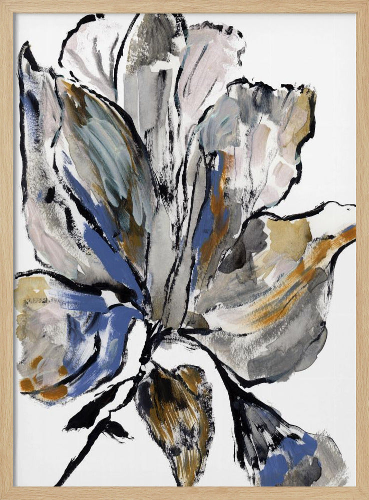 Le Jardin Botanique Blue Flower | Poster