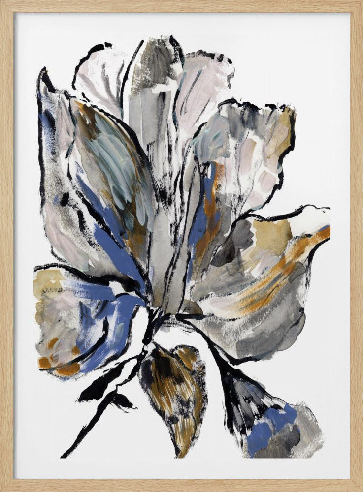 Le Jardin Botanique Blue Flower | Poster