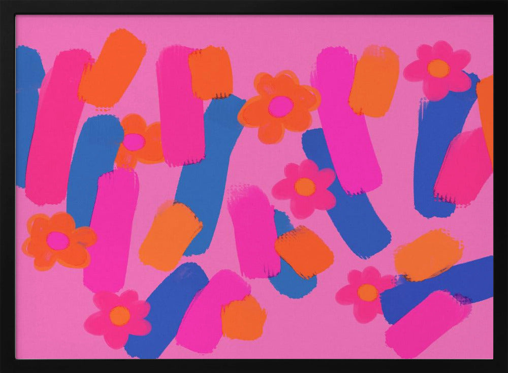 Floral Brush Dance | Poster