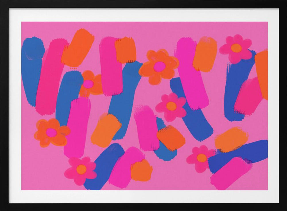Floral Brush Dance | Poster