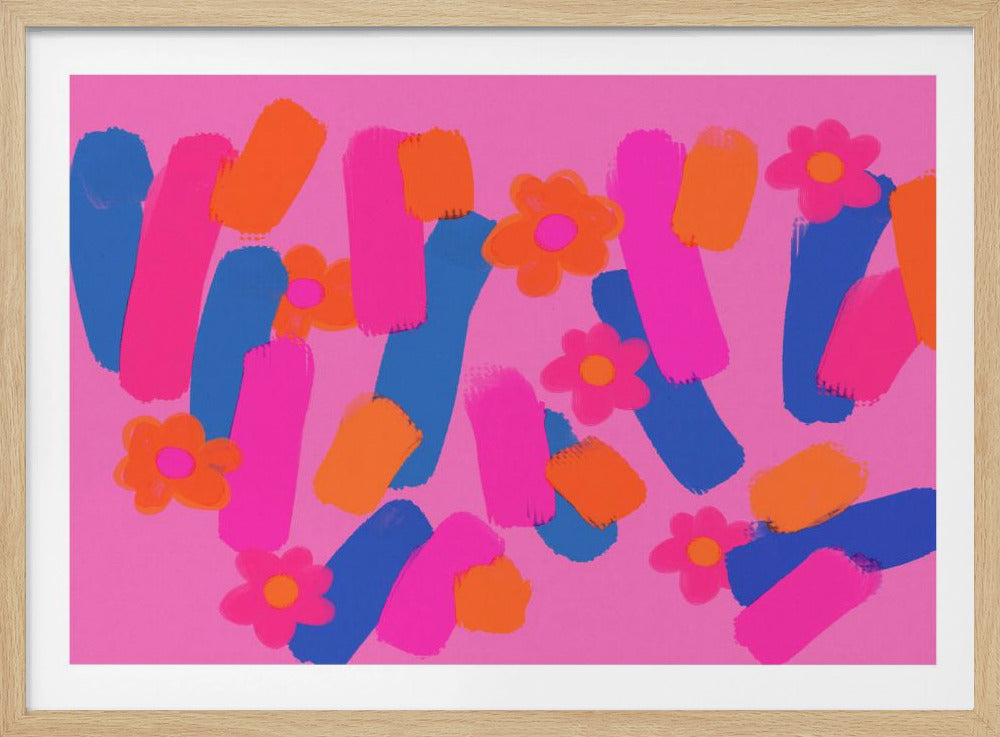 Floral Brush Dance | Poster