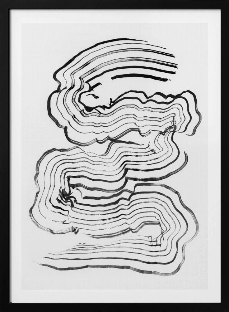 Painterly Abstract lines 01 | Poster