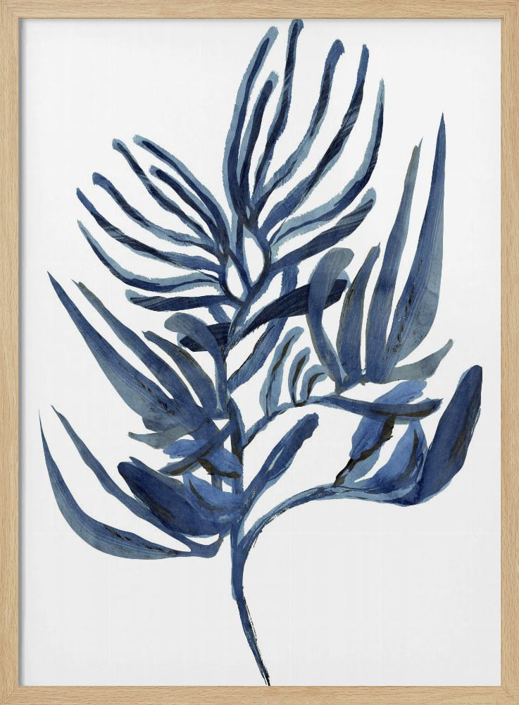 Blue Aquatic Plant Poster 1 | Poster