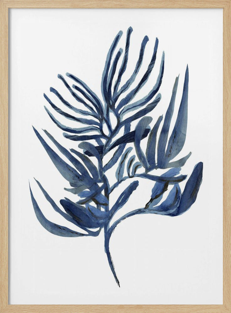 Blue Aquatic Plant Poster 1 | Poster