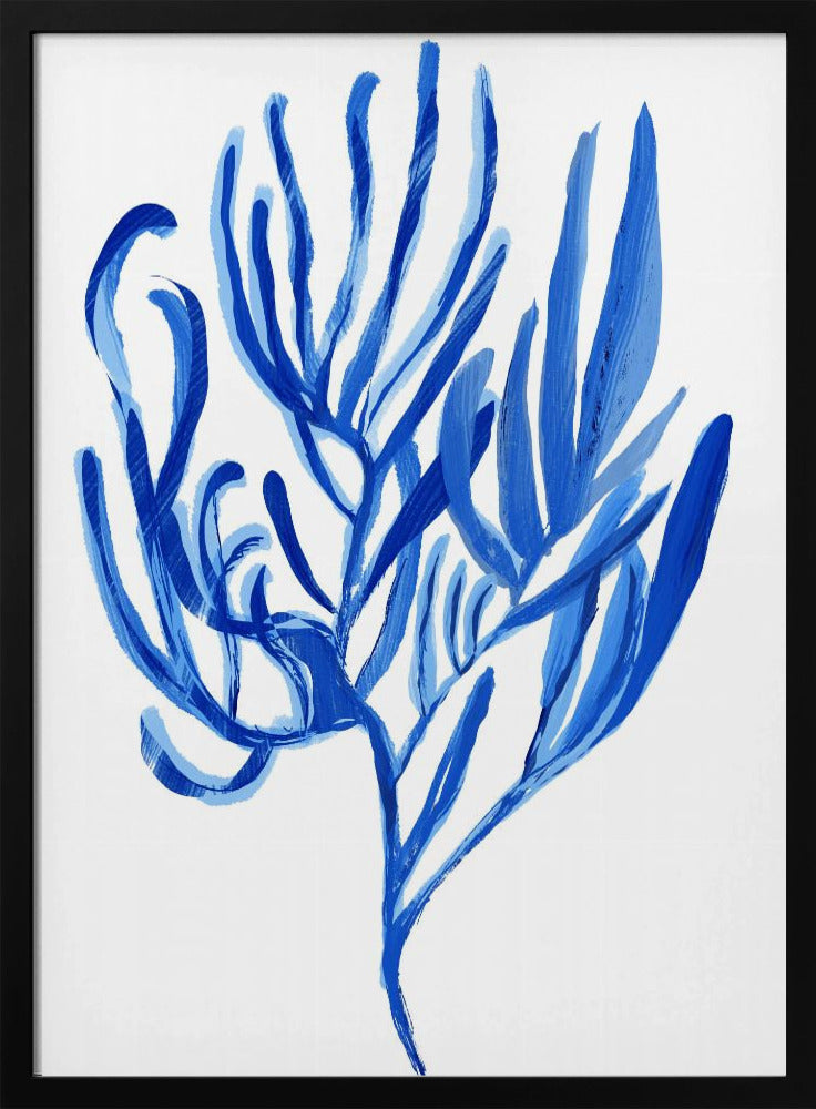 Blue Aquatic Plant Poster 4 | Poster