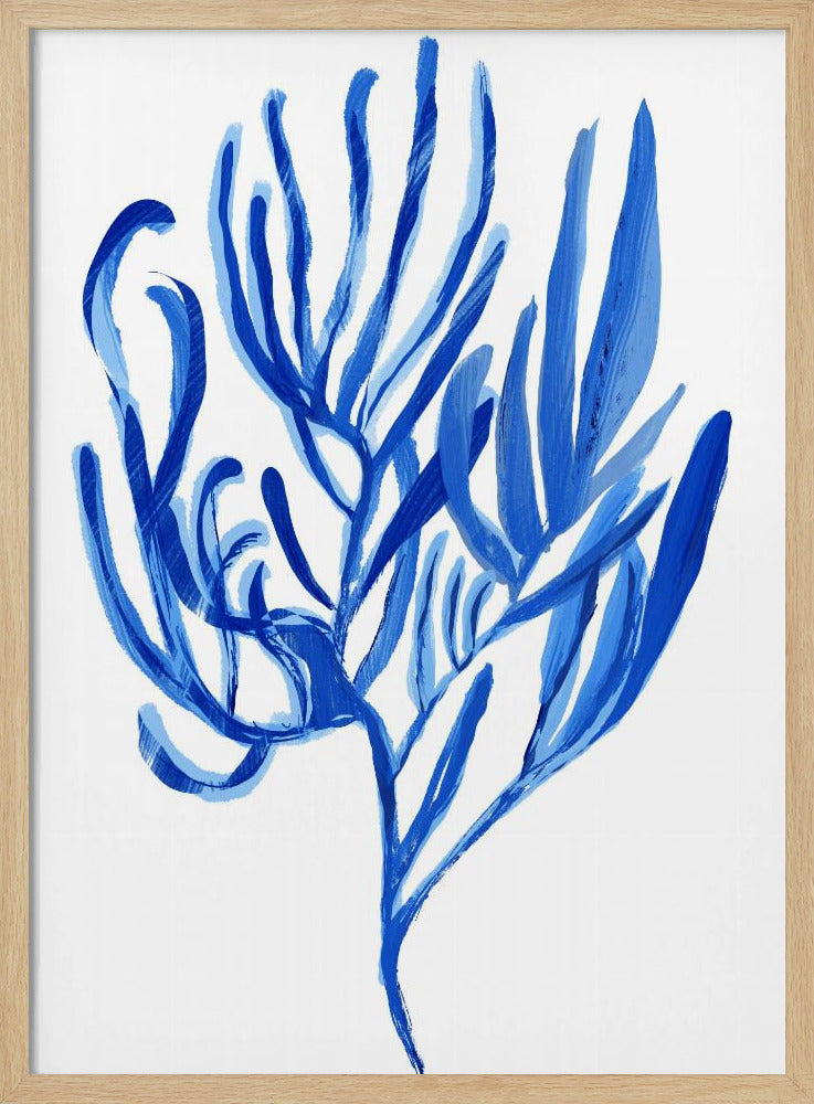 Blue Aquatic Plant Poster 4 | Poster