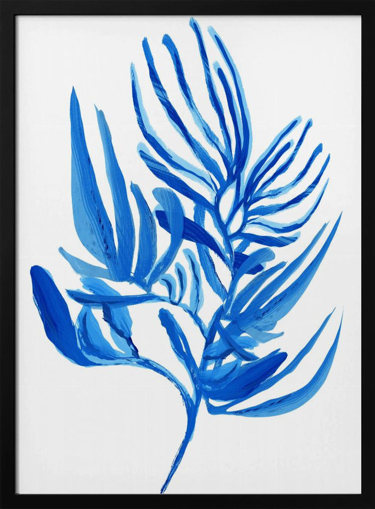 Blue Aquatic Plant Poster 6 | Poster