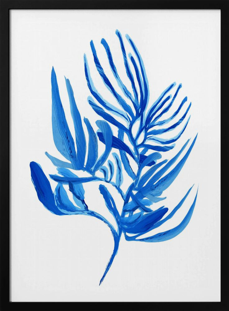 Blue Aquatic Plant Poster 6 | Poster