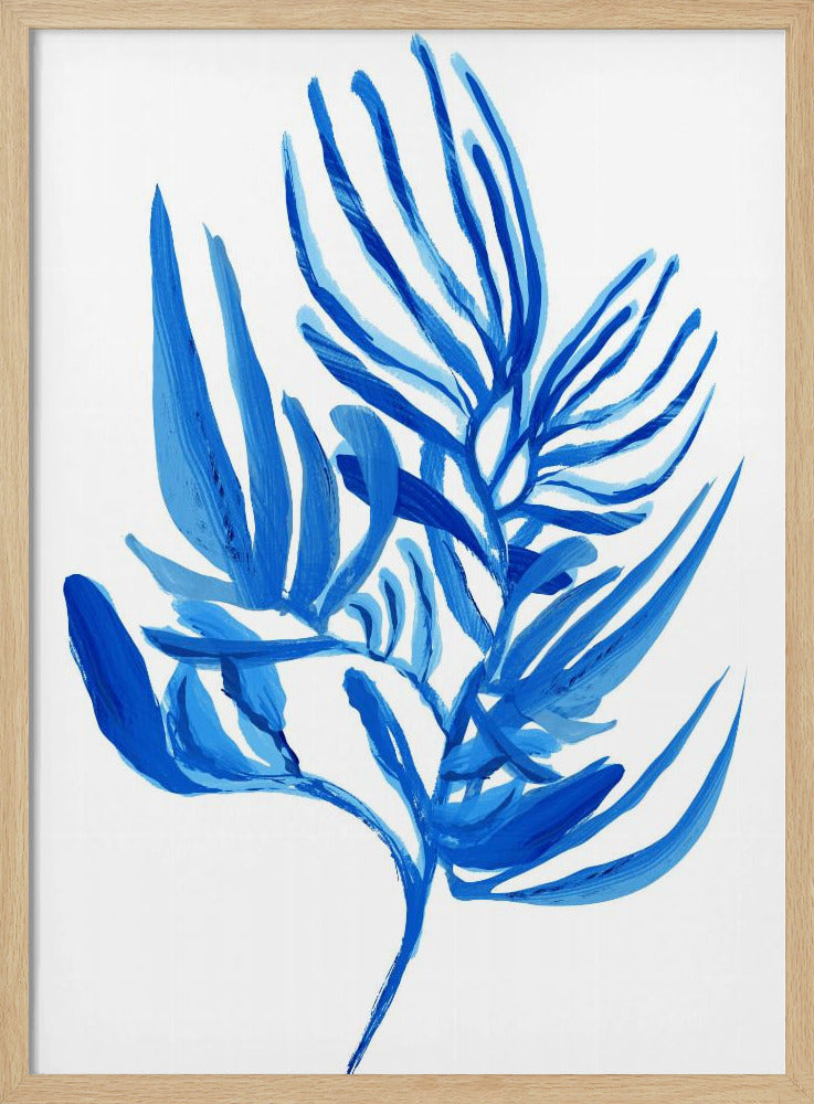 Blue Aquatic Plant Poster 6 | Poster