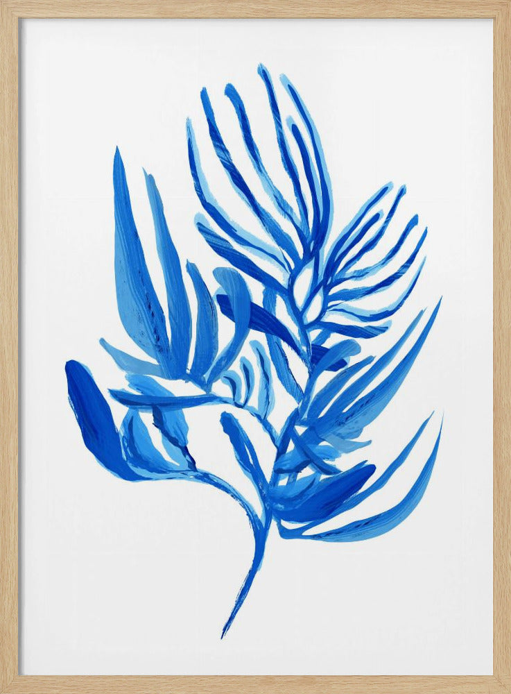 Blue Aquatic Plant Poster 6 | Poster