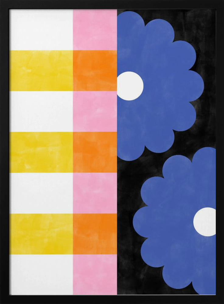 Floral Stripes | Poster