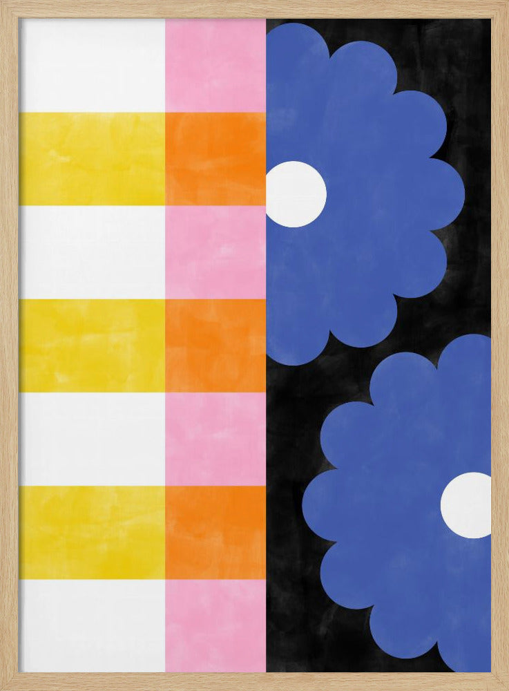 Floral Stripes | Poster