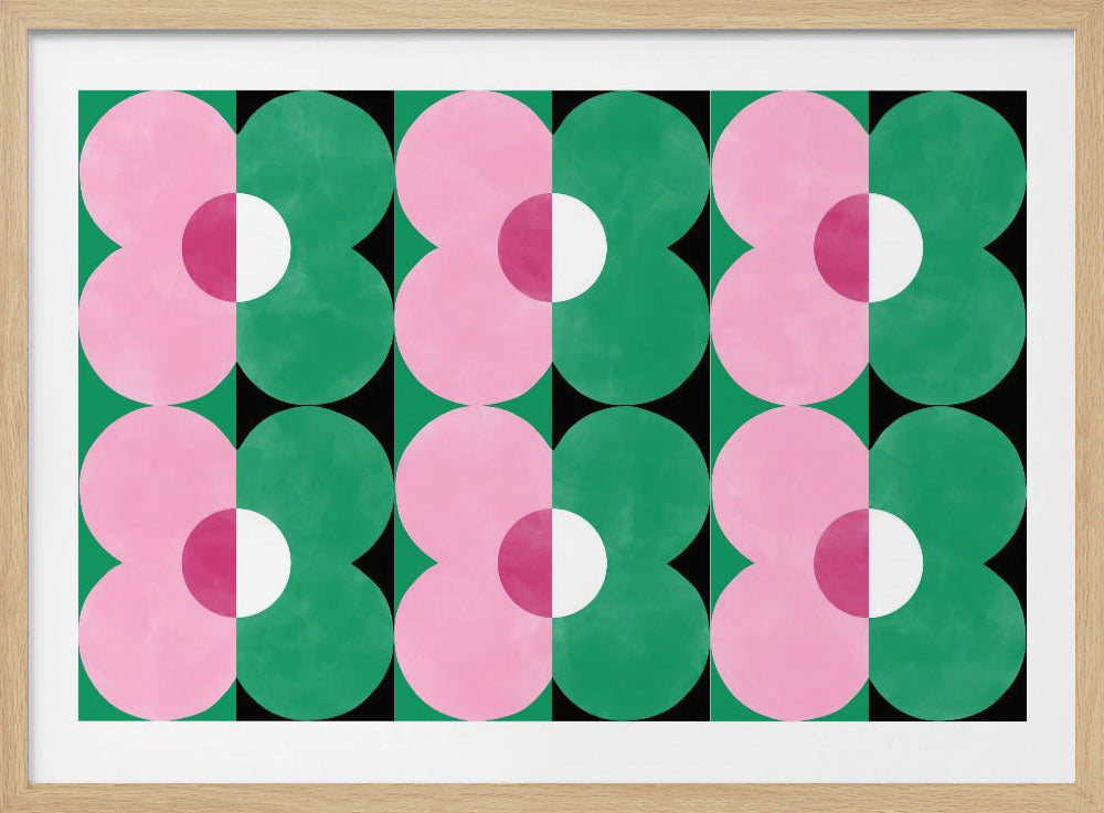 Floral Geometry Shapes | Poster