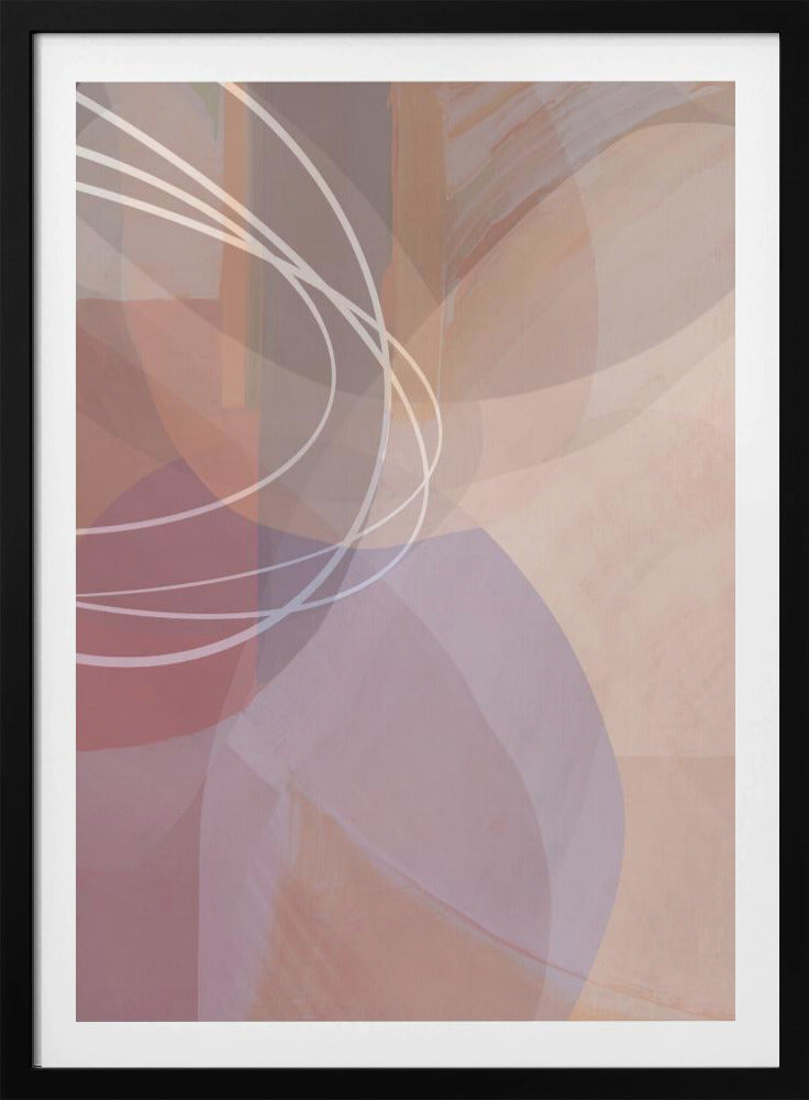 Plum Shapes 3 | Poster